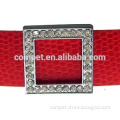 Square 18mm Rhinestone Slide Charms Wholesale, fits 18mm width Leather Bracelet
